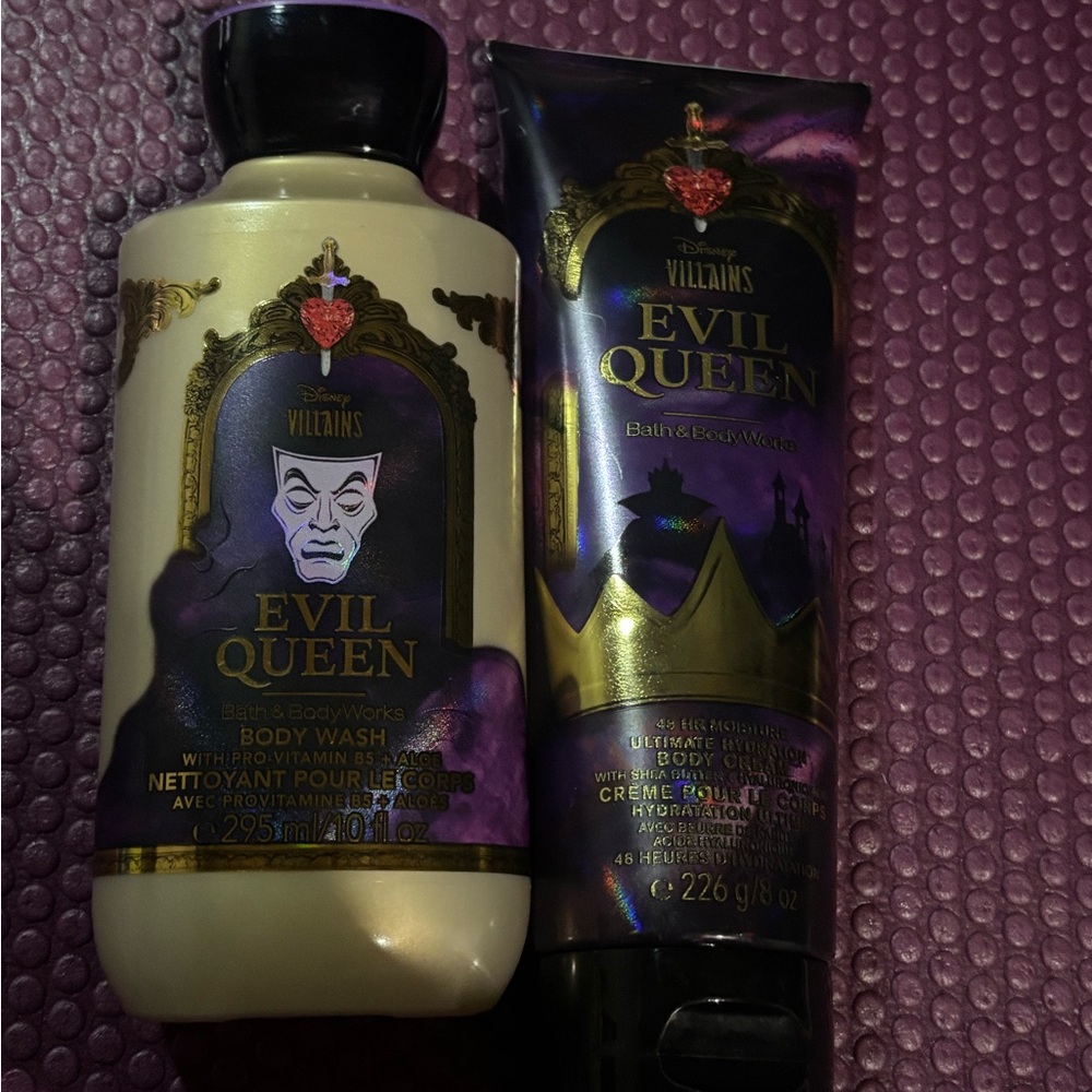 Bath & Body Works Disney Villains Evil Queen Set ✨ Body Wash + Body Cream